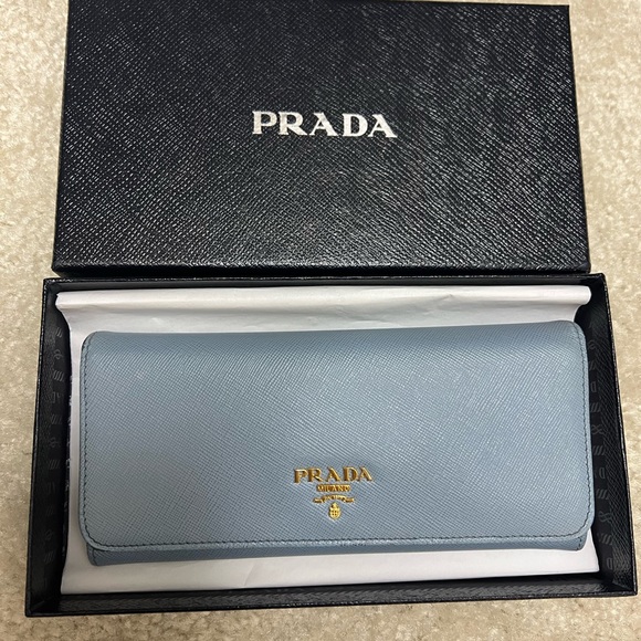 Prada Tan Saffiano Leather Wallet - Picture 1 of 5